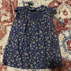 Ralph Lauren Navy Floral Dress